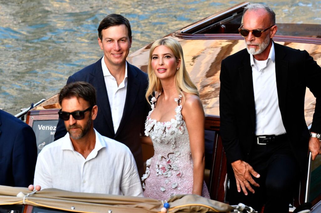 Ivanka Trump at Jeff Bezos wedding in venice Image Credit Luidi Constantini - Ap