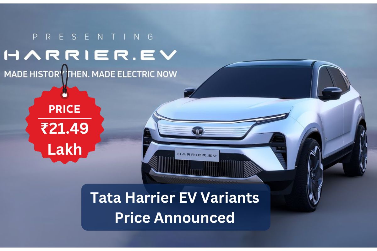 Tata Harrier EV Variants Price Announced
