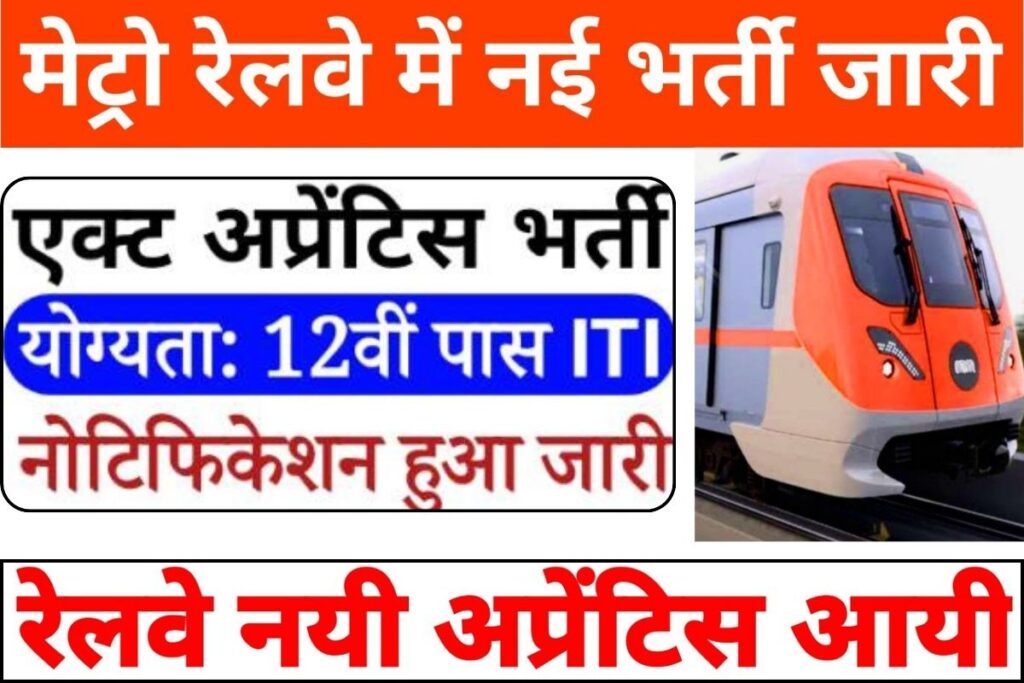 Metro Railway Apprentice vacancy
