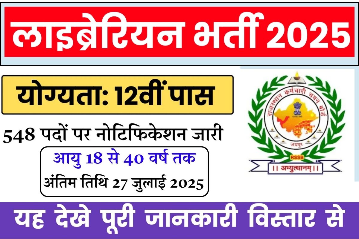 Rajasthan Librarian Vacancy
