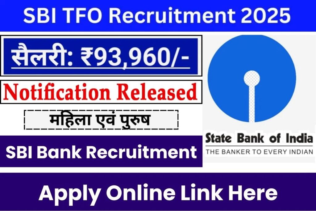 SBI Bank TFO Vacancy 2025