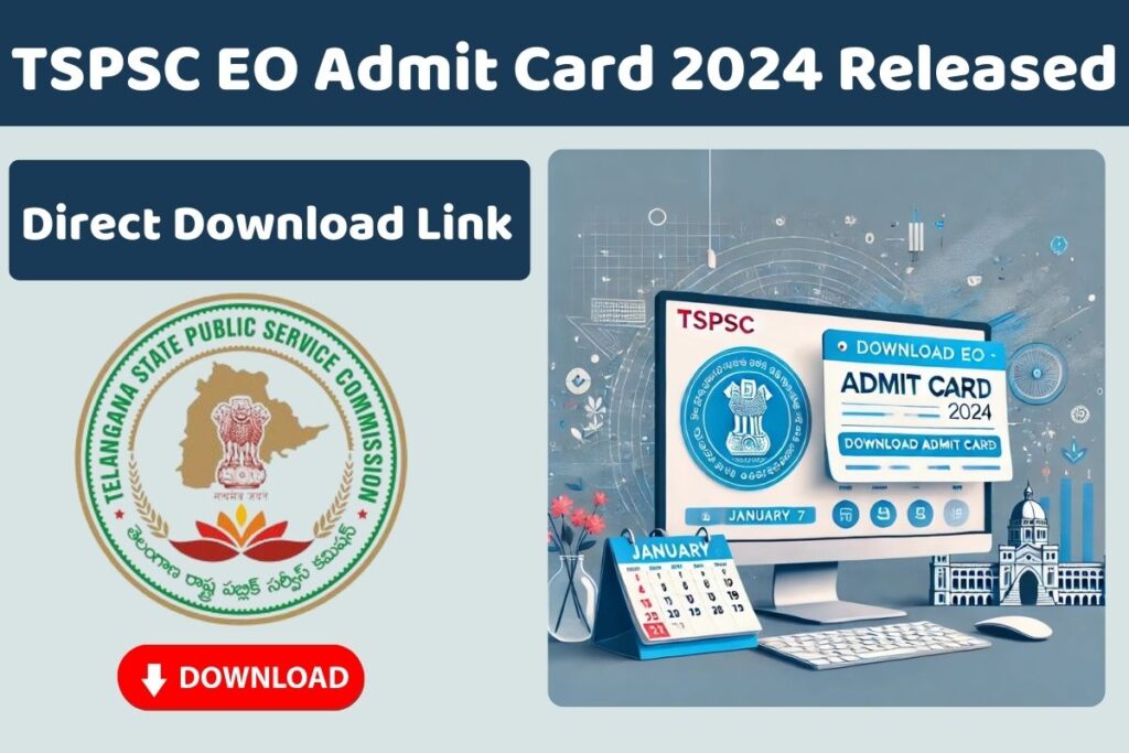 TSPSC EO Admit Card 2024 Released