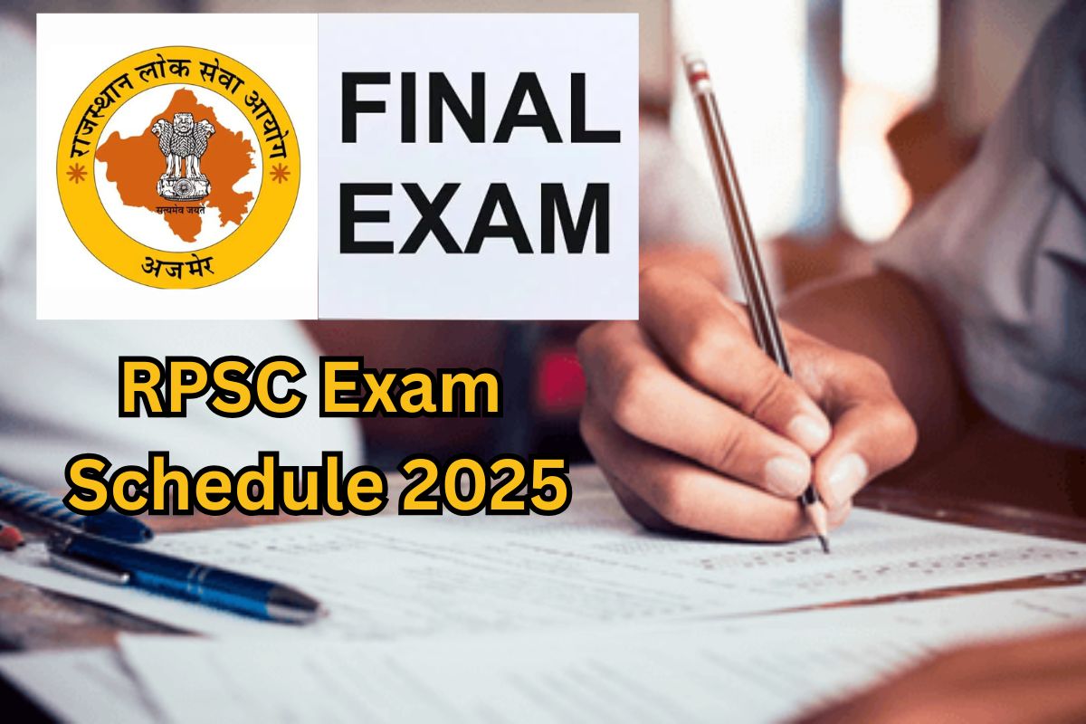 RPSC Exam Schedule 2025