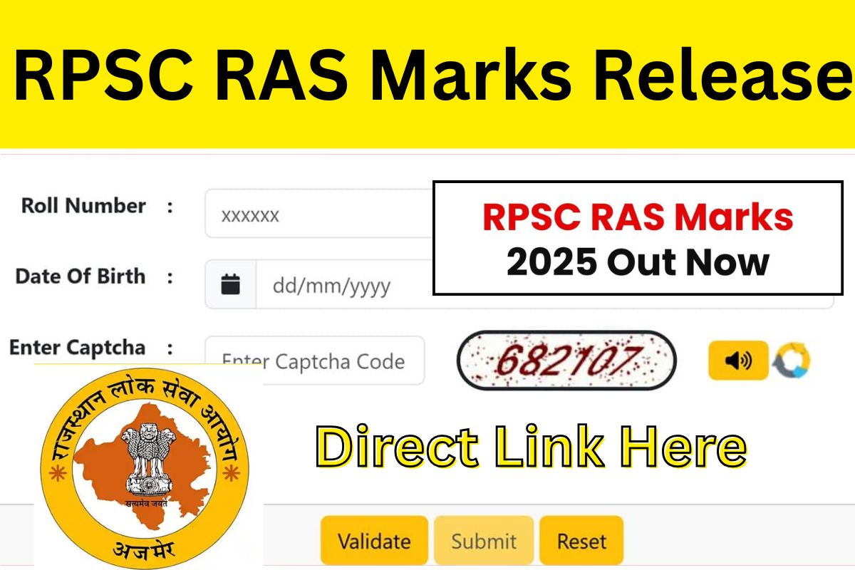 RPSC RAS Marks Release
