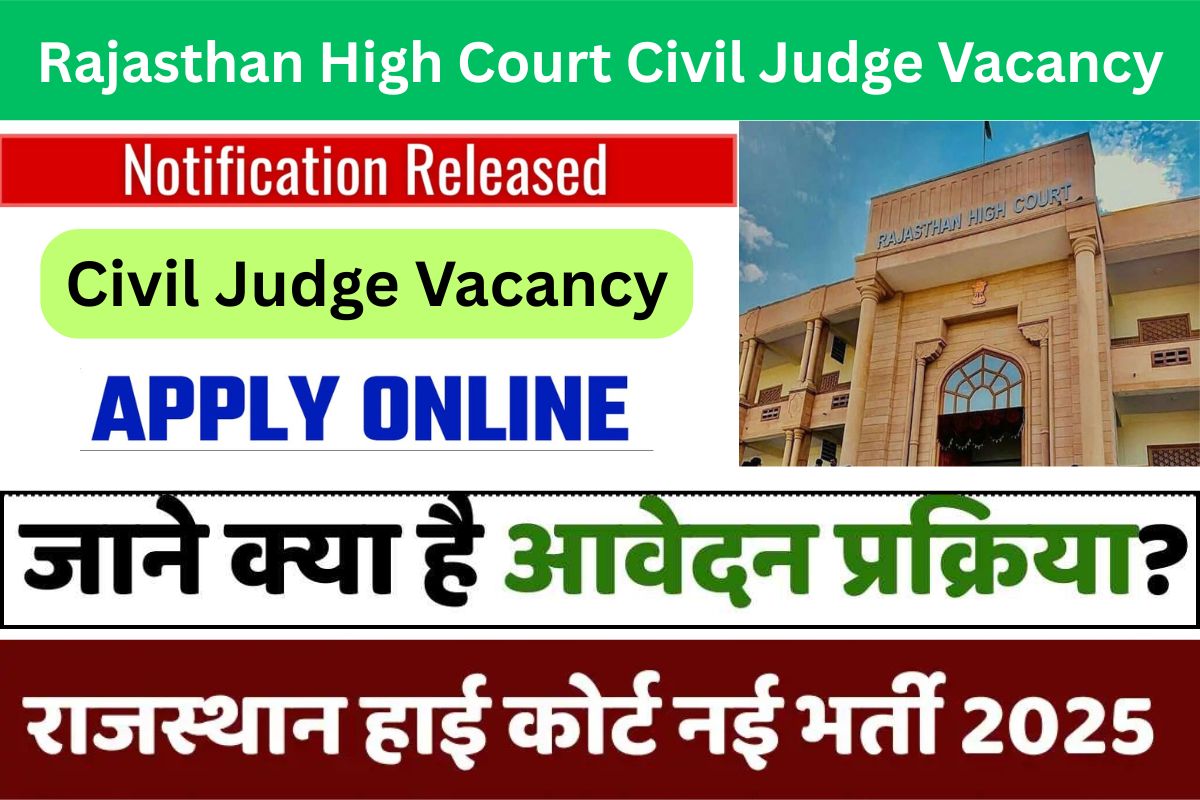 Rajasthan High Court Civil Judge Vacancy