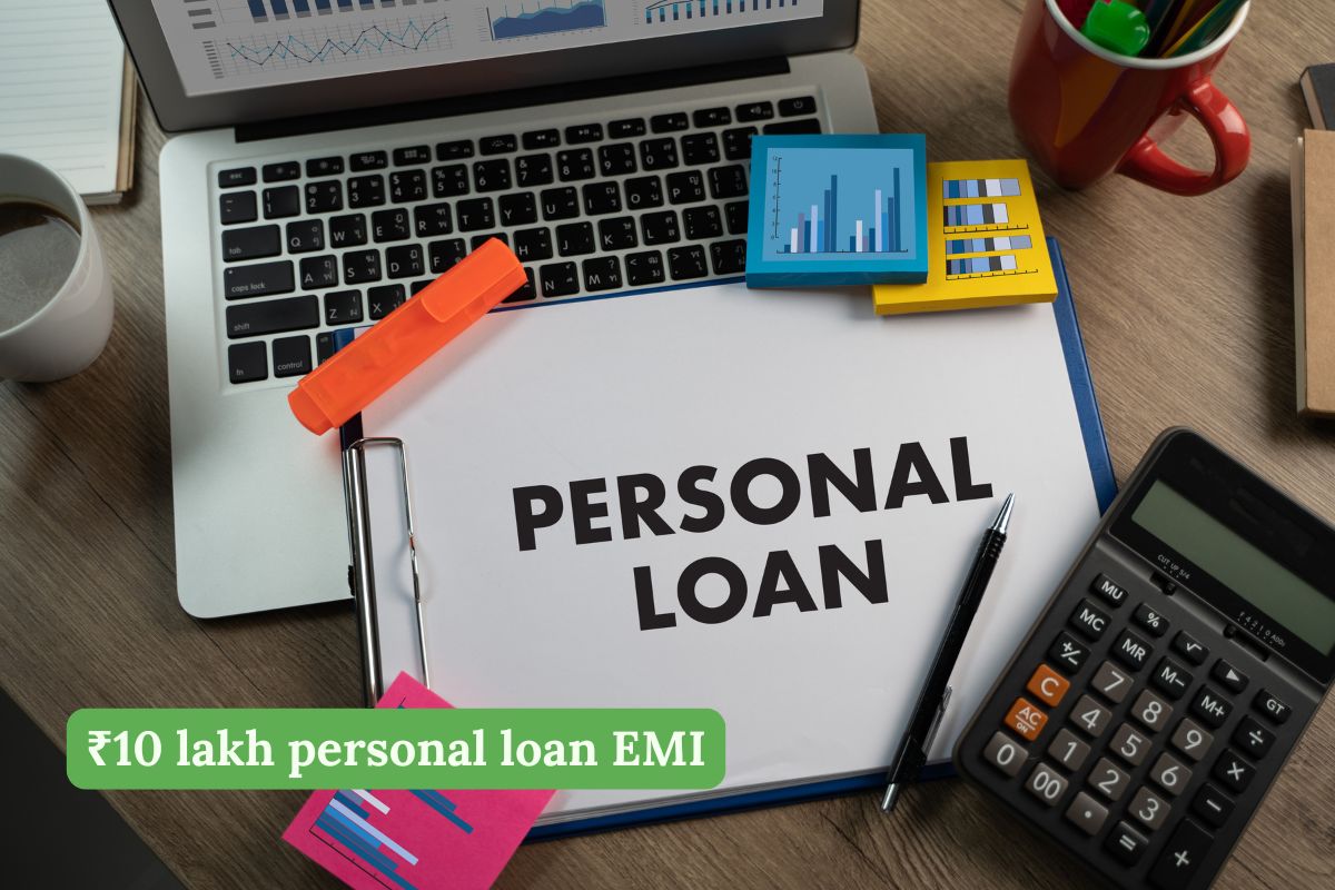 ₹10 lakh personal loan EMI