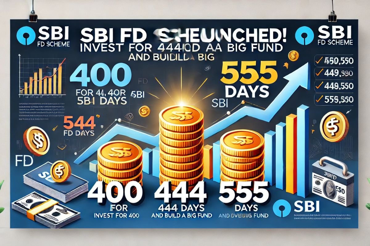 SBI FD Scheme for 400 444 and 555 days