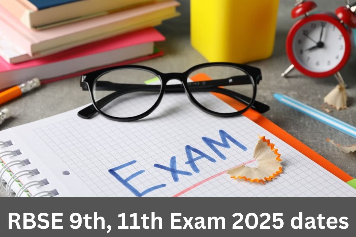 RBSE 9th, 11th Exam 2025 dates