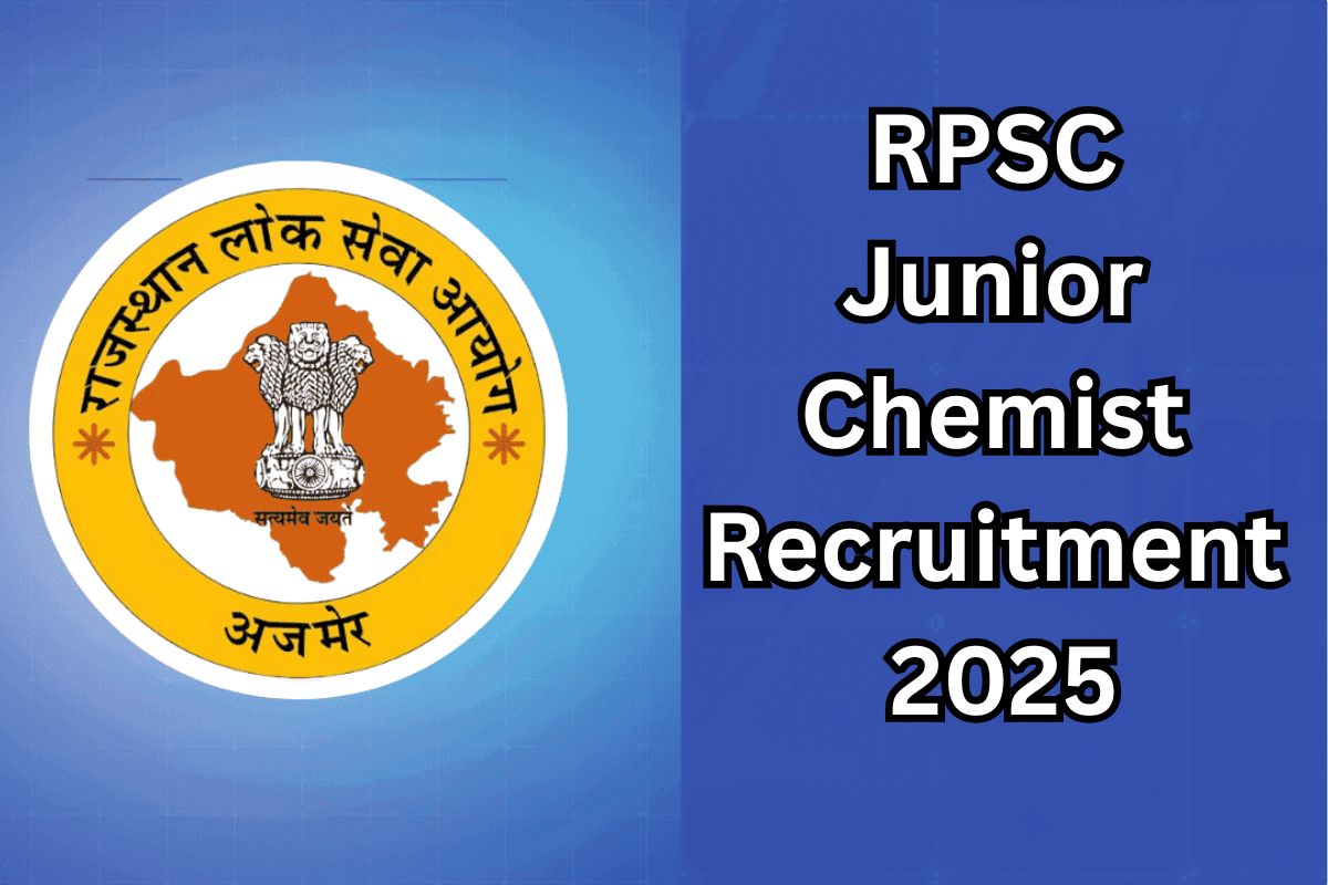 RPSC Junior Chemist Recruitment 2025