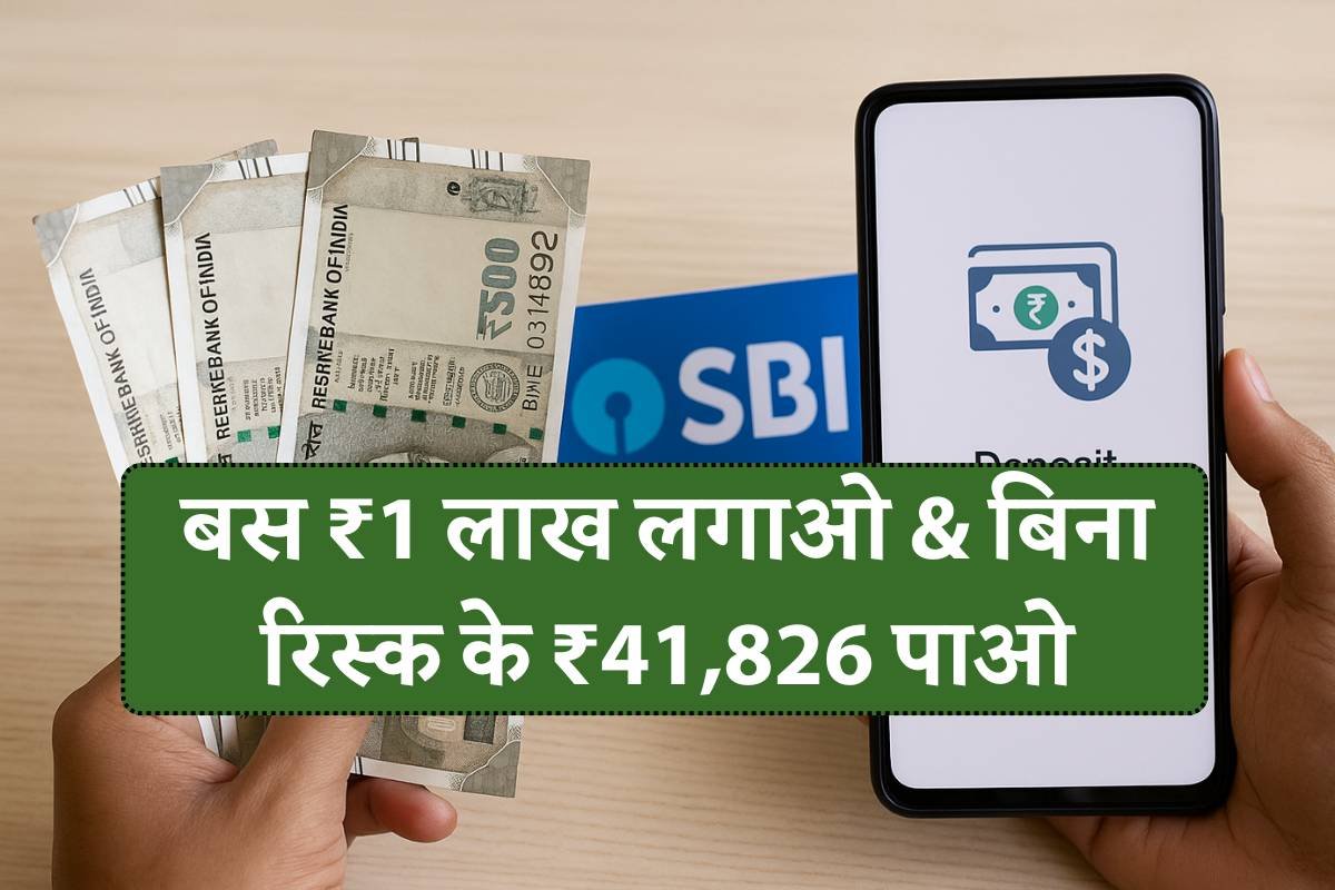 SBI Saving Scheme Invest 1 Lakh Rupees