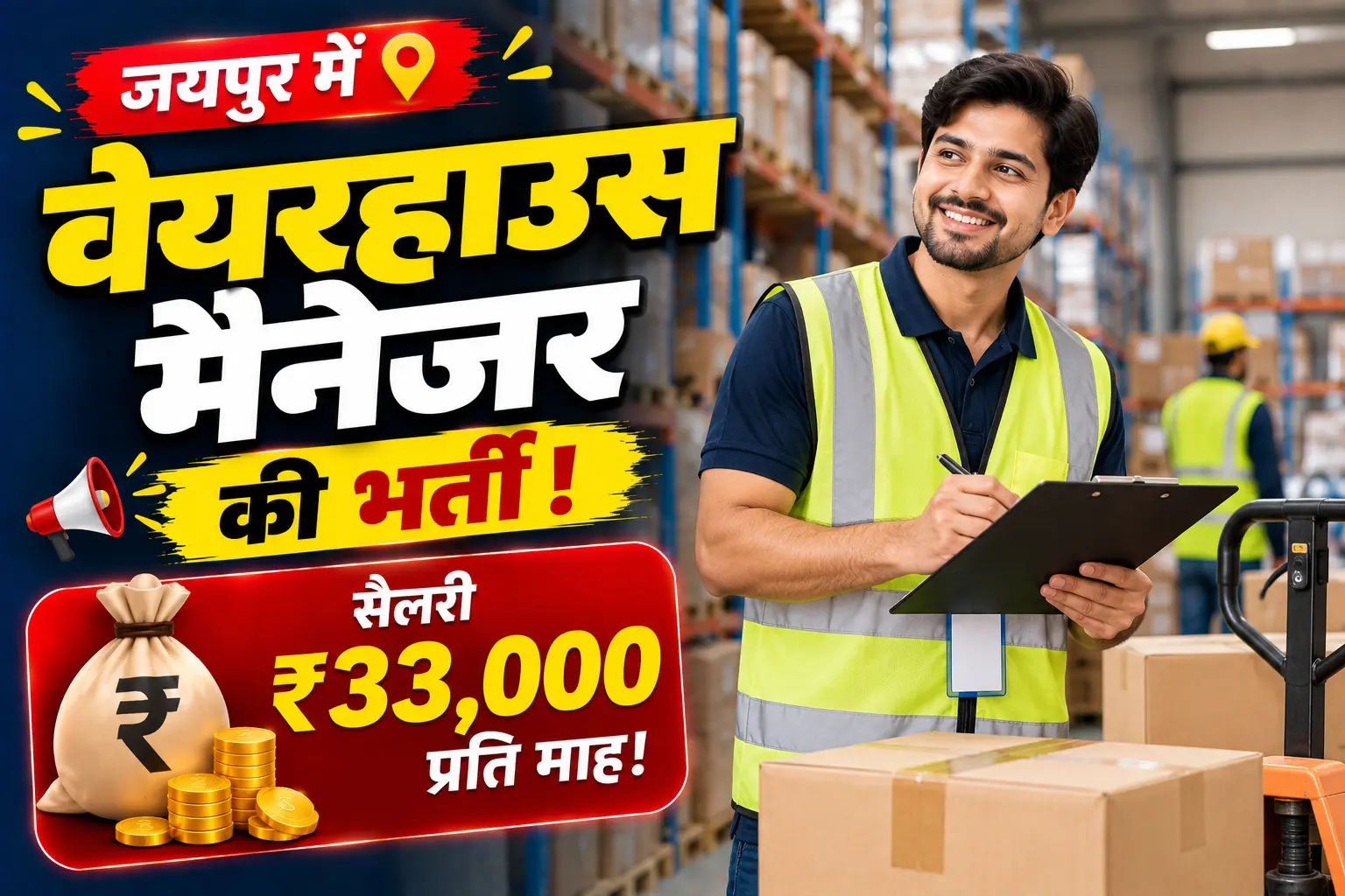 Warehouse Manager Job in Jaipur